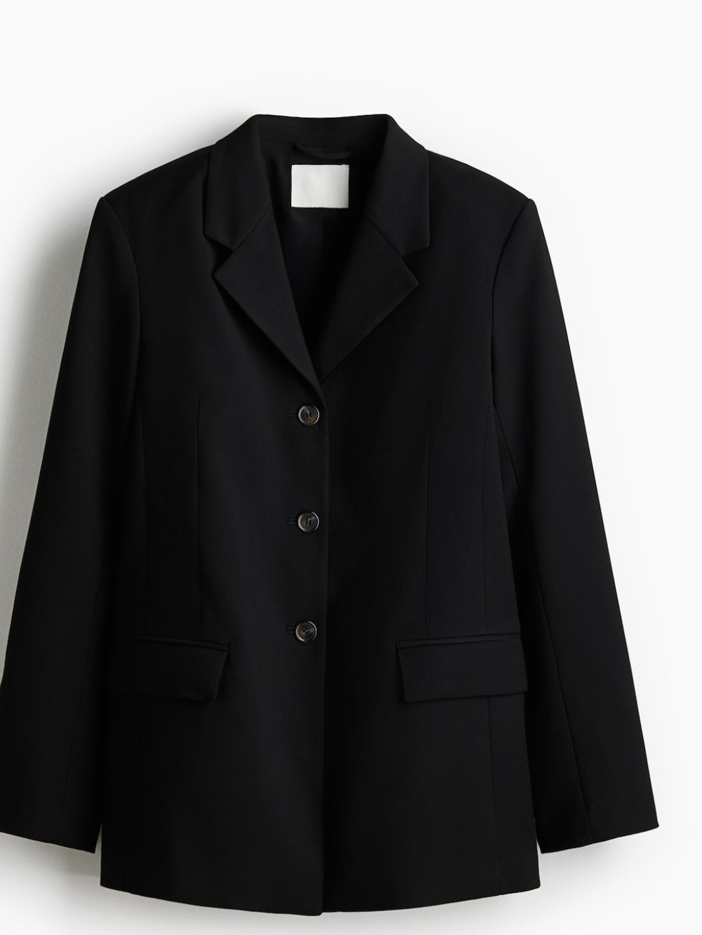 H&M Black Single-Breasted Blazer Jacket